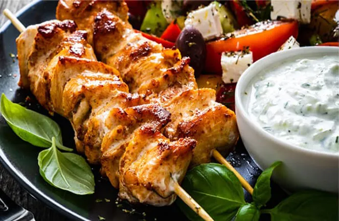Souvlaki und Grillspezialitäten im Restaurant Troja Celle